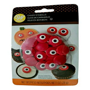 EBgsCȑ傫ȐԂLfBዅnEB[ Wilton Ind Wilton Spooky Large Red Candy Eyeballs Halloween