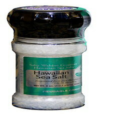 ソルティワヒネグルメハワイアンシーソルト、ハワイアンシーソルト、4オンスの再利用可能なグラインダー Salty Wahine Gourmet Hawaiian Sea Salts, Hawaiian Sea Salt, 4 Oz Reusable Grinder