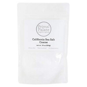 Primal Palate Organic Spices Primal Palate California Sea Salt, Coarse, 16 ounce 1