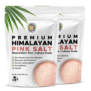 Earth Circle Organics Premium Himalayan Pink Fine Grain Salt, No Anti-Caking Agents, Pure Culinary Grade - Kosher, Nutrient and Mineral Dense - 2lbs