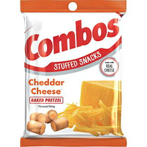 楽天GlomarketCOMBOS Cheddar Cheese Pretzel Baked Snacks 6.3-Ounce Bag （Pack of 12）