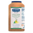 ヘルマンのクラシックサラダドレッシングイタリアン1ギャル、4パック Hellmann's Classics Salad Dressing Italian 1 Gal, Pack of 4