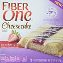t@Co[ `[YP[Lo[ Xgx[`[YP[L (4) Fiber One Cheesecake Bars, Strawberry Cheesecake (Pack of 4)