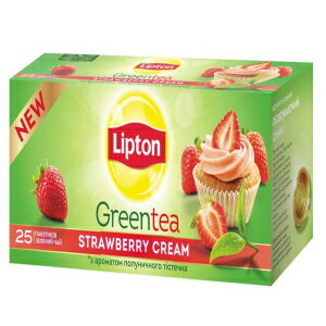 Lipton Strawberry Cream Green Tea 25 Tea Bags 1