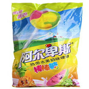 C: ut@fB AvX܂̓Ay[x |bv n[h LfB 200g/7.1oz (gsJ t[c) Shanghai Specialty: Bufandi Alps or Alpenliebe Lollipop Hard Candy 200g/7.1oz (Tropical Fruits)