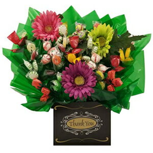 楽天Glomarketサンキューフォーマルハードキャンディーブーケギフトボックス-サンキューギフトとして、またはあらゆる機会に最適です（以下で利用可能な多くのオプション） So Sweet of You Thank You Formal Hard Candy Bouquet gift box - Great as a Thank You gift