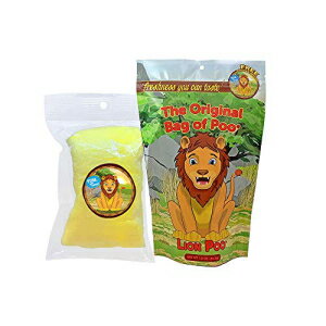 楽天Glomarketうんちのオリジナルバッグ、ノベルティうんちギャグギフト用のライオンうんち（黄色い綿菓子） The Original Bag of Poo, Lion Poop （Yellow Cotton Candy） for Novelty Poop Gag Gifts