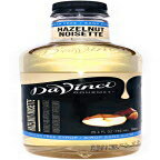 DaVinciグルメシュガーフリーヘーゼルナッツシロップ、750mLペットボトル DaVinci Gourmet Sugar Free Hazelnut Syrup, 750 mL Plastic Bottle