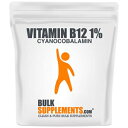BULKSUPPLEMENTS.COM BulkSupplements Vitamin B12 1% (Cyanocobalamin) Powder (50 Grams)