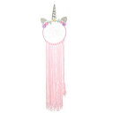 Smlper Unicorn Dream Catchers for Kids Room, Large Dream Catche Gifts for Girls Wall Hanging Decorations Pink Tassels Floralr Dream Catcher for Nursery