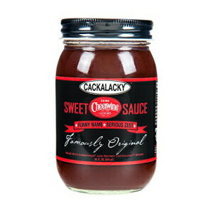 Cackalacky XC[g `AC \[X - LȃIWi (16 IX) Cackalacky Sweet Cheerwine Sauce - Famously Original (16oz)