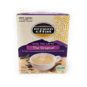 オレゴンチャイオリジナルティーラテミックス、8カラット Oregon Chai Original Tea Latte Mix, 8 ct