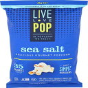 Live Love PopA|bvR[V[\gA4.4IX Live Love Pop, Popcorn Sea Salt, 4.4 oz