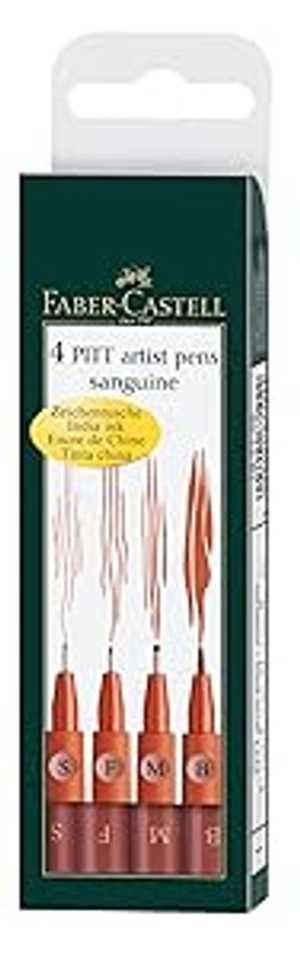 Faber-Castell Art & Graphic Pitt Artist Pen India Ink Pen, Sanguine, W...