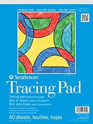 Glomarket㤨Strathmore (27-170 100 ꡼ 桼 ȥ졼 ѥåɡ9  x 12  ơ֤40  Strathmore (27-170 100 Series Youth Tracing Pad, 9