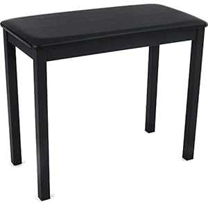 Casio Inc. Casio CB-7BK Piano Bench with Padded Seat, Black