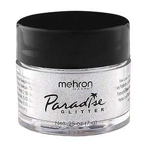 Mehron Makeup Paradise AQ Glitter (.25 oz) (White) Mehron Makeup Paradise AQ Glitter (.25 oz) (White)