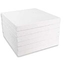 LWR Crafts ミニストレッチキャンバス 4インチ x 4インチ 6個パック LWR Crafts Mini Stretched Canvas 4