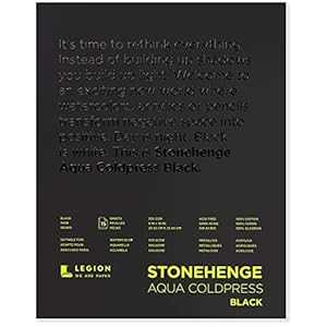 Legion Stonehenge Aqua Watercolor Pad, 140lb, Cold Press, 10 by 14 Inc...