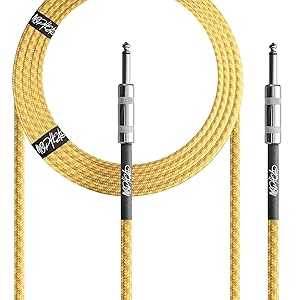 Mophead 15-Foot Guitar Instrument Cable - 1/4 Inch TS to 1/4 Inch TS P...