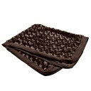 Furhaven Replacement Pet Bed Cover - Classic Cushion Ultra Plush Curly Fur Washable Dog Bed Mat Cover, Chocolate, Large