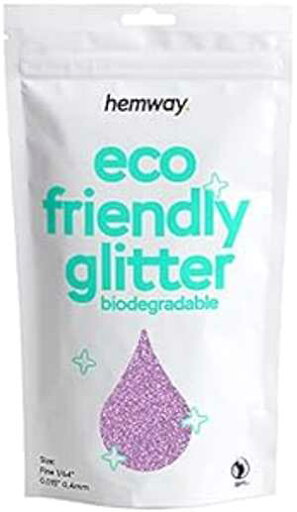 Hemway Biodegradable Glitter Eco Friendly - 100g/3.5oz Bio Cosmetic Safe Sparkle Vegan for Face Eyeshadow Body Hair Festival Makeup Craft - Fine (1/64" 0.015" 0.4mm) - Lavender Purple Hemway Biodegradable Glitter Eco Friendly - 100g/3.5oz Bio Cosmetic Safe Sparkle Vegan for Face Eyeshadow Body Hair Festival Makeup Craft - Fine (1/64" 0.015" 0.4mm) - Lavender Purple