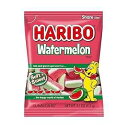 ハリボー スイカ グミ キャンディ、4.1 オンス バッグ (12 個パック) Haribo Watermelon Gummy Candy, 4.1oz Bag (Pack of 12)