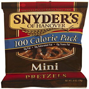 Snyder's of Hanover 100 J[ vbcF gC pbN - ~j vbcFA0.92 IXA10  Snyder's of Hanover 100 Calorie Pretzel Tray Pack - Mini Pretzels,0.92 Ounce, 10 Count