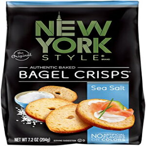 ニューヨークスタイルのベーグルポテトチップス、シーソルト、7.2オンス（12パック） New York Style Bagel Crisps, Sea Salt, 7.2 Oun..