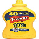 フレンチクラシック100％ナチュラルイエローマスタード、20オンス（2パック） French's Classic 100% Natural Yellow Mustard, 20 Ounce (Pack of 2)