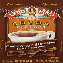 Land O Lakes ココア クラシック ホット ココア ミックス チョコレート シュプリーム - (1 ボックス/6 パック) Land O Lakes Cocoa Classics Hot Cocoa Mix Chocolate Supreme - (1 Box/6 Packs)