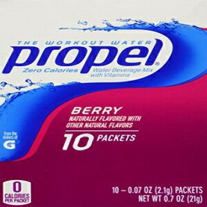 楽天Glomarketゼロカロリーの水飲料とビタミンベリーのミックスを推進する10パケット（6パック） Propel Zero Calories Water Beverage Mix with Vitamins Berry 10 Packets （Pack of 6）
