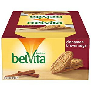 belVita シナモンブラウンシュガー朝食用ビスケット 8 パック (1 パックあたりビスケット 4 枚) belVita Cinnamon Brown Sugar Breakfast Biscuits, 8 Packs (4 Biscuits Per Pack)