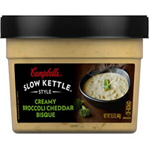 楽天Glomarketキャンベルズ スローケトル スタイル クリーミー ブロッコリー チェダー ビスク、15.5 オンス 浴槽 Campbell's Slow Kettle Style Creamy Broccoli Cheddar Bisque, 15.5 oz. Tub