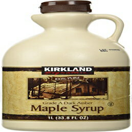カークランド シグネチャー メープル シロップ 33.8 液量オンス Kirkland Signature Maple Syrup 33.8 fl.oz.