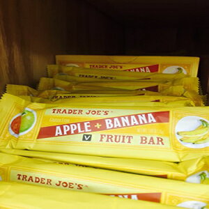 トレーダージョーズグルテンフリーアップル+バナナフルーツバー（12パック） Trader Joe's Gluten Free Apple + Banana Fruit Bars (Pack of 12)