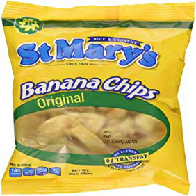 セントメアリーズ バナナチップス 1.06オンス (24個パック) St Mary's Banana Chips 1.06 Ounce (Pack of 24)