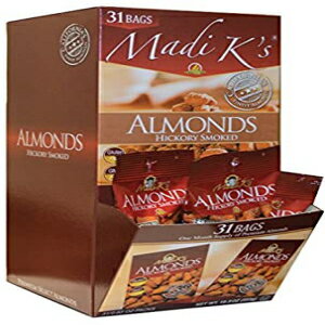 Madi K's ヒッコリー スモーク アーモンド、31 個、パッケージは異なる場合があります Madi K's Hickory Smoked Almonds, 31 Count, Package may vary