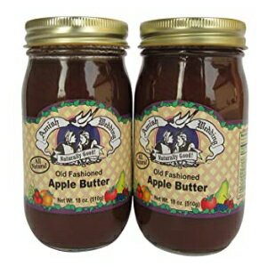 アーミッシュウェディングフードアップルバターオールドファッションド2-18ozジャー Amish Wedding All Natural Old Fashioned Apple Butter 18 Ounces (Pack of 2)