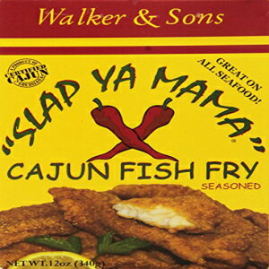 楽天Glomarketスラップ・ヤ・ママ ルイジアナスタイル ケイジャン フィッシュフライ、MSGフリー、コーシャー、12オンス箱、3個パック Slap Ya Mama Louisiana Style Cajun Fish Fry, MSG-Free and Kosher, 12 Ounce Box, Pack of 3