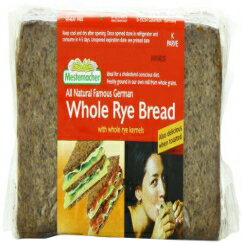 メステマッハ ブレッド 全粒ライ麦 17.6 オンス (6 個パック) Mestemacher Bread Whole Rye, 17.6-Ounce (Pack of 6)