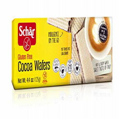 Schär グルテンフリーココアウエハース、4.4オンス、6個パック Schär Gluten Free Cocoa Wafers, 4.4 oz., 6-Pack