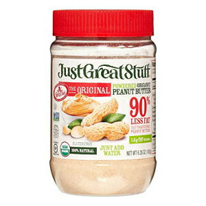 有機粉末ピーナッツバター-6.35オンス。 Just Great Stuff Organic Powdered Peanut Butter - 6.35 Oz.