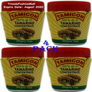 タミコン タマリンド ペースト 100% 天然 7 オンス - 4 パック Tamicon Tamarind Paste 100% Natural 7 oz - 4Pack