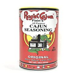 Ragin CajunFixinのオリジナルの万能ケイジャン調味料-16オンスシェーカーキャニスター Ragin Cajun Fixin's Original All Purpose Cajun Seasoning - 16 Ounce Shaker Canister