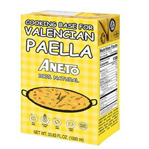 ͥ Х󥷥 ѥꥢ å󥰥١ ס33.83 ̥ (6 ѥå) Aneto Valencian Paella Cooking Base Broth, 33.83 Fluid Ounce (6 pack)