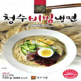 Choung Soo rrˁA؍ X[vx[X 720g (5 pbN) Choung Soo Bibim Naengmyeon, Korean Cold Noodle with Soup Base 720g (5 Pack)