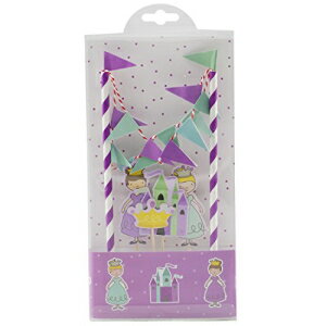 ロリパパパープルプリンセスケーキバンティングバナートッパーキットキッズバースデーパーティー ベビーシャワー ケーキデコレーション Lolipapa Purple Princess Cake Bunting Banner Topper Kit for Kids Birthday Party, Baby Shower, Cake Decoratio
