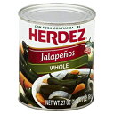 ヘルデスペッパーハラペーニョ全体、27オンス Herdez Pepper Jalapeno Whole, 27 oz
