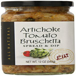 Elki's O A[eB`[N g}g uXPb^A12 IX Elki's Gourmet Artichoke Tomato Bruschetta, 12 Ounce